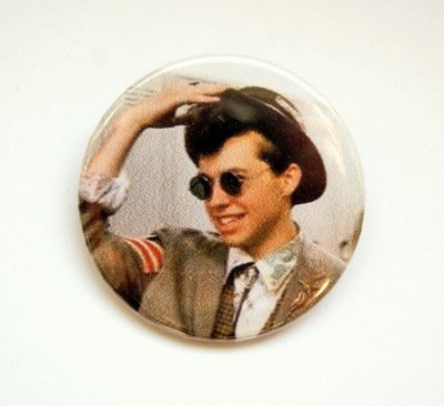 Pretty in pink - duckie - pinback button, magnet or clip 1.5 Inch (38mm)