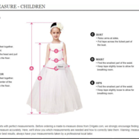 Floor Length Flower Girl Dresses with Sash Rhinestones - Thumbnail 1