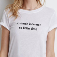 Free Shipping-"SO MUCH INTERNET SO LITTLE" TEE - Thumbnail 1