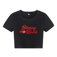 CHERRY CROP TOP - Thumbnail 5