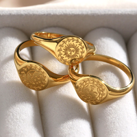 GODDESS / SUN / MOON RING  - Thumbnail 1
