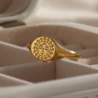 GODDESS / SUN / MOON RING  - Thumbnail 4