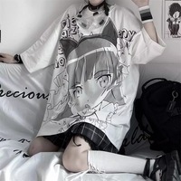 Harajuku Anime Graphic T-Shirt - Thumbnail 2