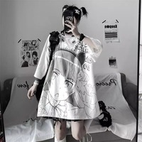 Harajuku Anime Graphic T-Shirt - Thumbnail 4