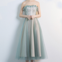 Cute tulle short prom dress cocktail dress - Thumbnail 1
