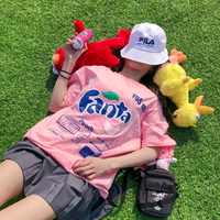 Fanta Peach Pink Tee - Thumbnail 1