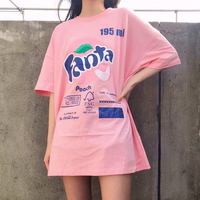 Fanta Peach Pink Tee - Thumbnail 4