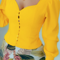 Long Sleeve Casual Print Two Piece Set - Thumbnail 1