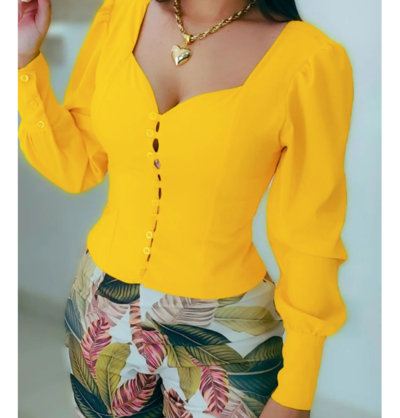 Long Sleeve Casual Print Two Piece Set