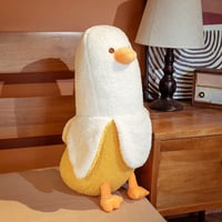 Funny Banana Duck Stuffed Plush Toy - Thumbnail 4