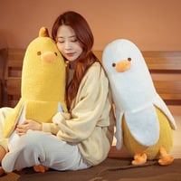 Funny Banana Duck Stuffed Plush Toy - Thumbnail 2