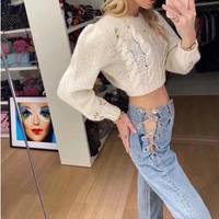 Chain High Waist Straight Denim Jeans Legs Light Blue Pants Summer Aesthetic Casual E-Girl Kawaii Korean Japanese Harajuku - Thumbnail 4