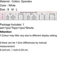 Rose Embroidery 2pcs Set Tracksuit Crop Top + Shorts Pajama Set Loungewear Summer Aesthetic Casual E-Girl Kawaii Korean Japanese Harajuku - Thumbnail 6