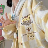 JK Yellow Cinnamoroll Cartoon Cardigan - Thumbnail 2