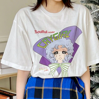 CRY GIRL PRINT TEE - Thumbnail 4