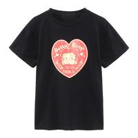 Betty Boop Heart Print Tee - Thumbnail 2