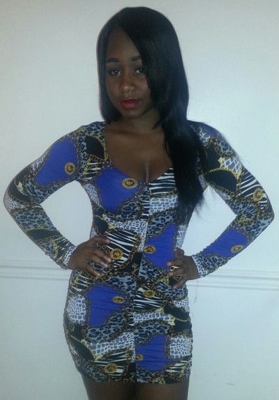 Chain Print Link Dress