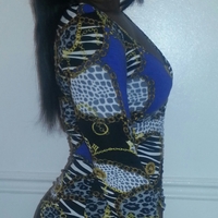Chain Print Link Dress - Thumbnail 1