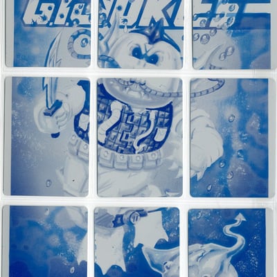 Hy drew / deep divin' ivan 9 plate puzzle sets