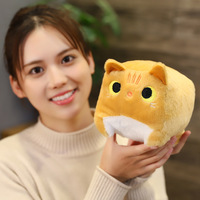 Kawaii Toast Square Kitty Cat Plush Toy - Thumbnail 7
