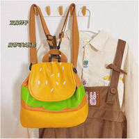 Harajuku hamburger bag multifunctional girl backpack - Thumbnail 4