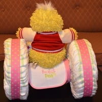Tractor Diaper Cake - Thumbnail 1