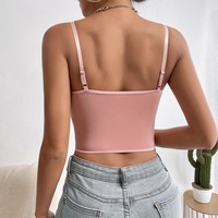 Sexy Embroidery Sling Backless Vest Tops - Thumbnail 3