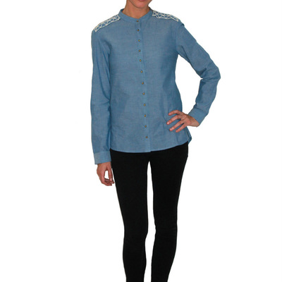 Valentine gauthier chambray officier shirt