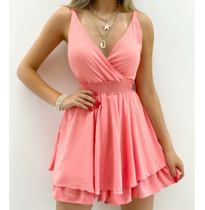 Women V-Neck Sleeveless Sling Dress