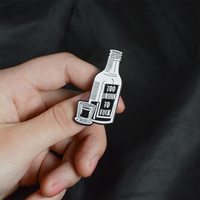 Free Shipping-"TOO DRUNK TO F**K" PIN - Thumbnail 1