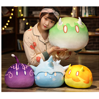 Two-dimensional original god slime anime pillow cute king Limlu plush toy sleeping doll - Thumbnail 3