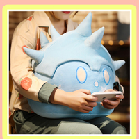 Two-dimensional original god slime anime pillow cute king Limlu plush toy sleeping doll - Thumbnail 4