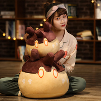 Two-dimensional original god slime anime pillow cute king Limlu plush toy sleeping doll - Thumbnail 7