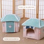 Japanese Sakura Snow Wind Four Seasons Villa Cats Dogs Pets Beds Nests-1
