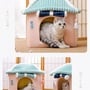 Japanese Sakura Snow Wind Four Seasons Villa Cats Dogs Pets Beds Nests-4