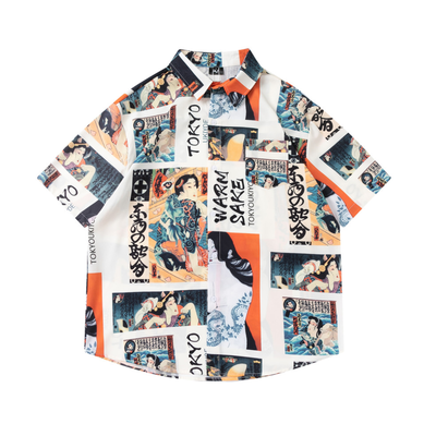 Tokyo ukiyoe shirt - Thumbnail 4
