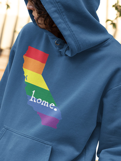 California Home Indigo Hoodie