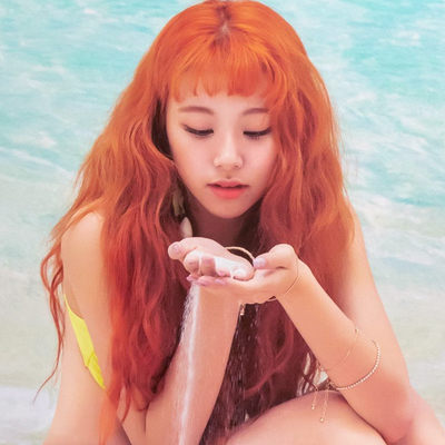 Fluffy natural cute orange corn permed wigs