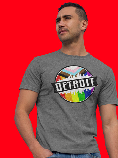 Progressive Detroit Pride Athletic Unisex T-Shirt