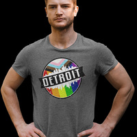 Progressive Detroit Pride Athletic Unisex T-Shirt - Thumbnail 1