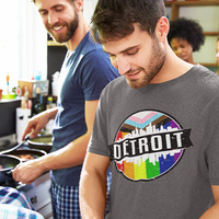 Progressive Detroit Pride Athletic Unisex T-Shirt - Thumbnail 3