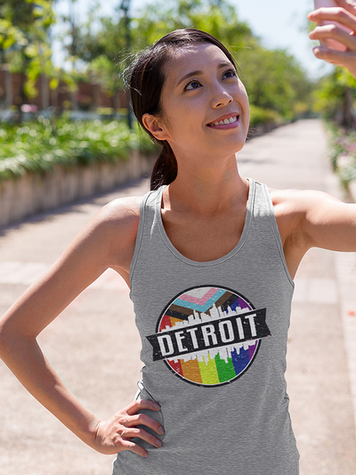 Progressive Detroit Pride Athletic Racerback Tank