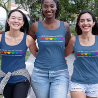 Detroit Love will keep us, navy unisex tank top - Thumbnail 2