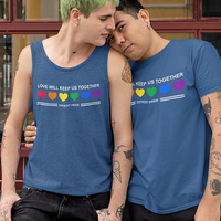 Detroit Love will keep us, heather navy t-shirt - Thumbnail 2