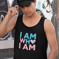 I am who I am Transgender unisex tank top - Thumbnail 2
