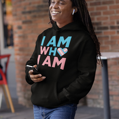 I am who i am transgender unisex hoodie - Thumbnail 1