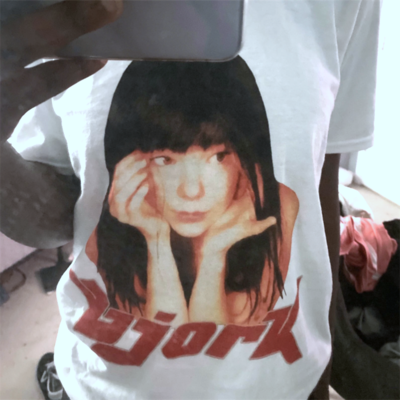 Free shipping-vintage bjork tee - Thumbnail 3