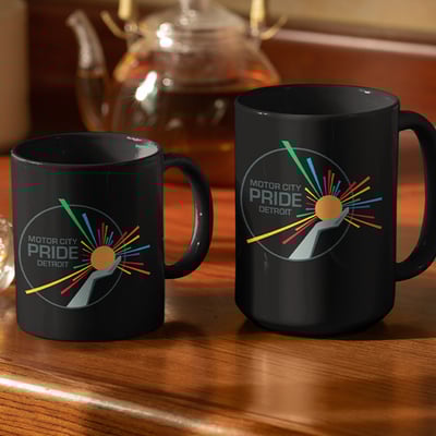 Motor city logo mugs, detroit