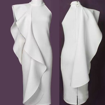 Knee Length Mother of the Bride Dresses High Neck