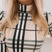 Casual Fashion Women's Long Sleeve Print Top - Thumbnail 1